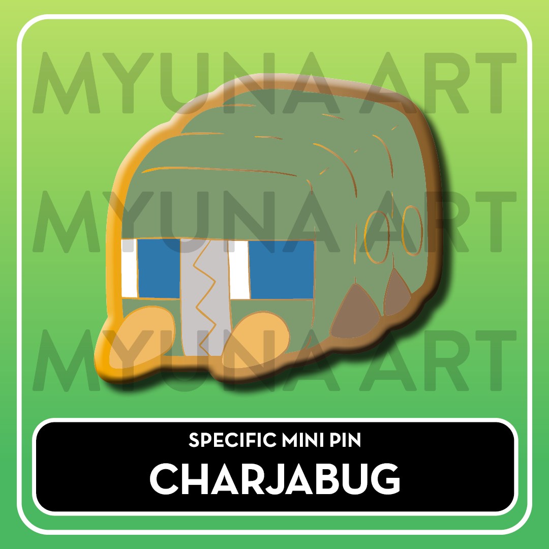 PREORDER Bug Type Friends - Myuna's Mystery Mix Gacha Mini Pins