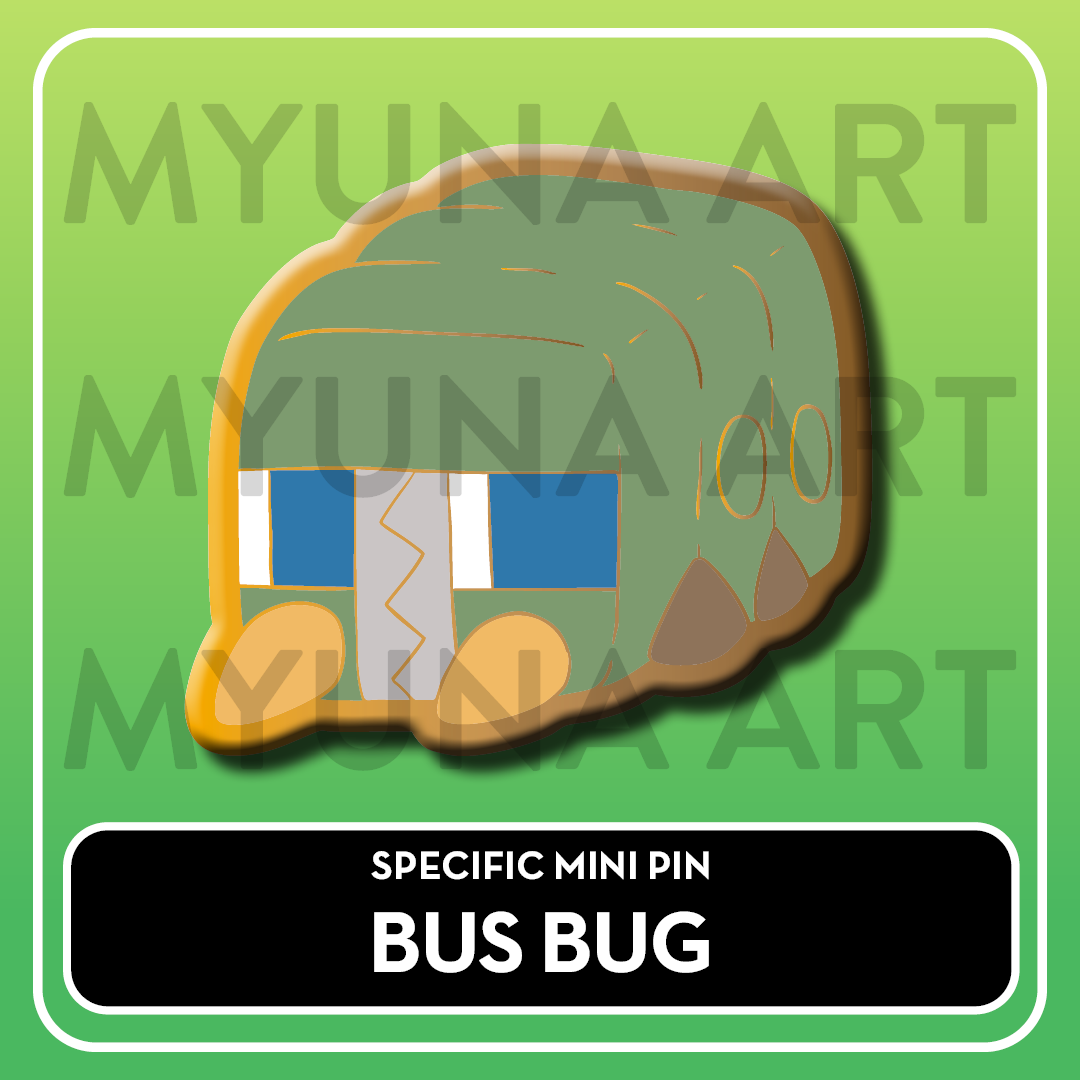 Bug Type Friends - Myuna's Mystery Mix Gacha Mini Pins