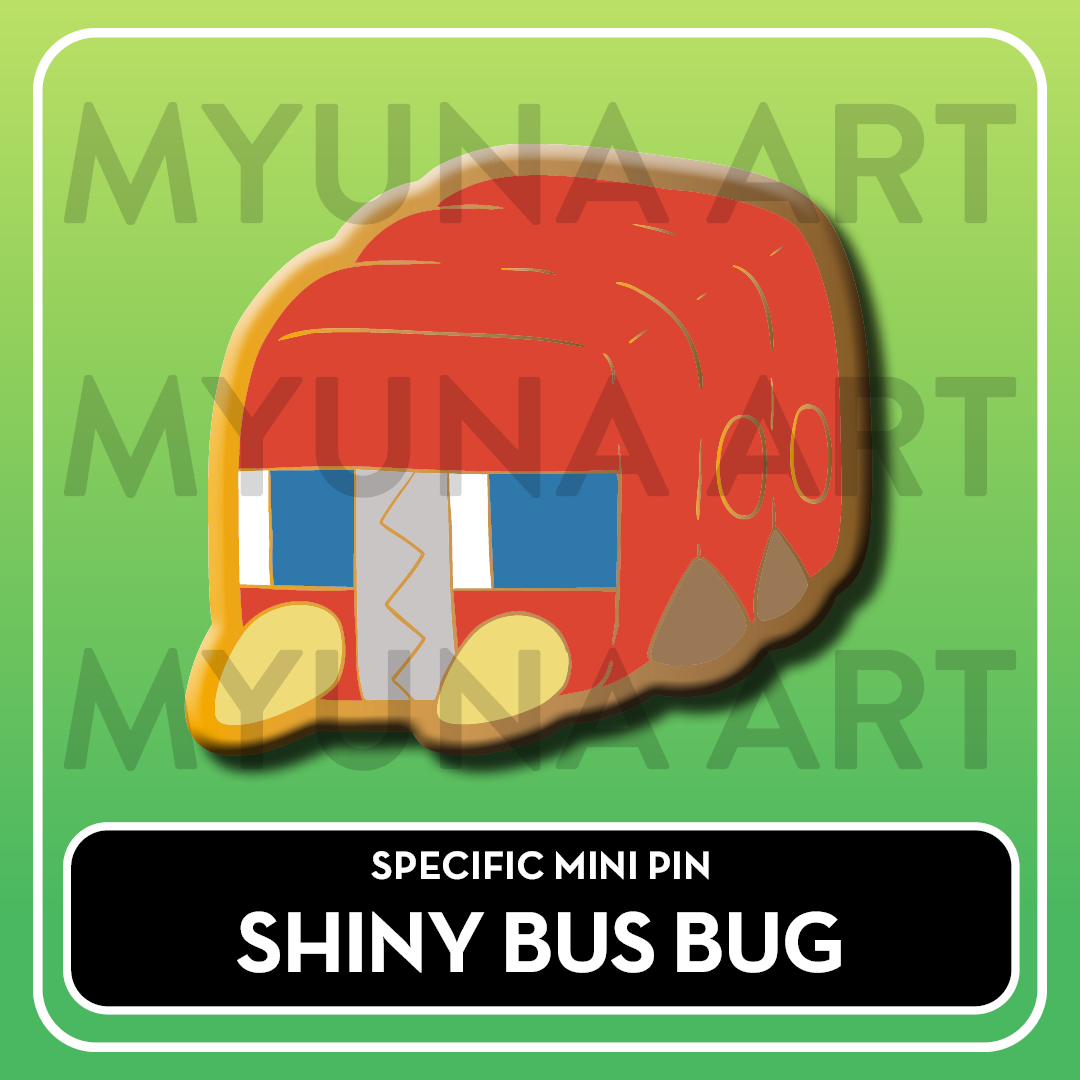 Bug Type Friends - Myuna's Mystery Mix Gacha Mini Pins