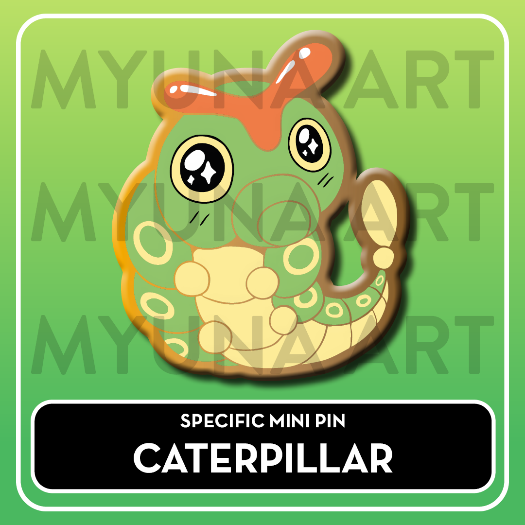 Bug Type Friends - Myuna's Mystery Mix Gacha Mini Pins