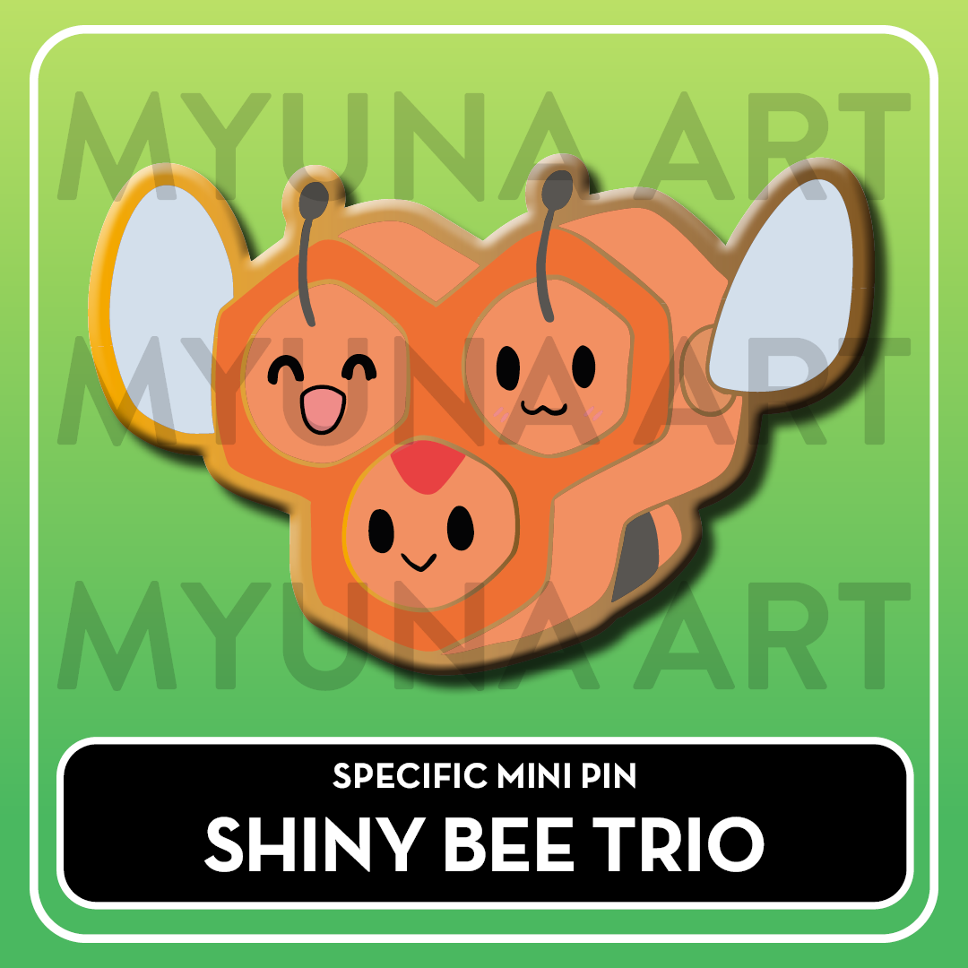 Bug Type Friends - Myuna's Mystery Mix Gacha Mini Pins
