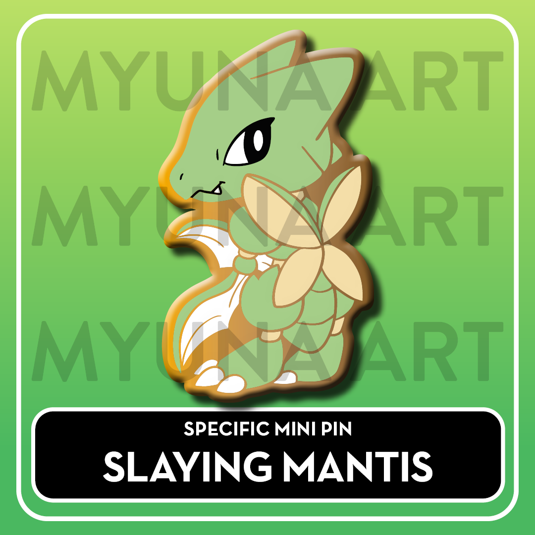 Bug Type Friends - Myuna's Mystery Mix Gacha Mini Pins