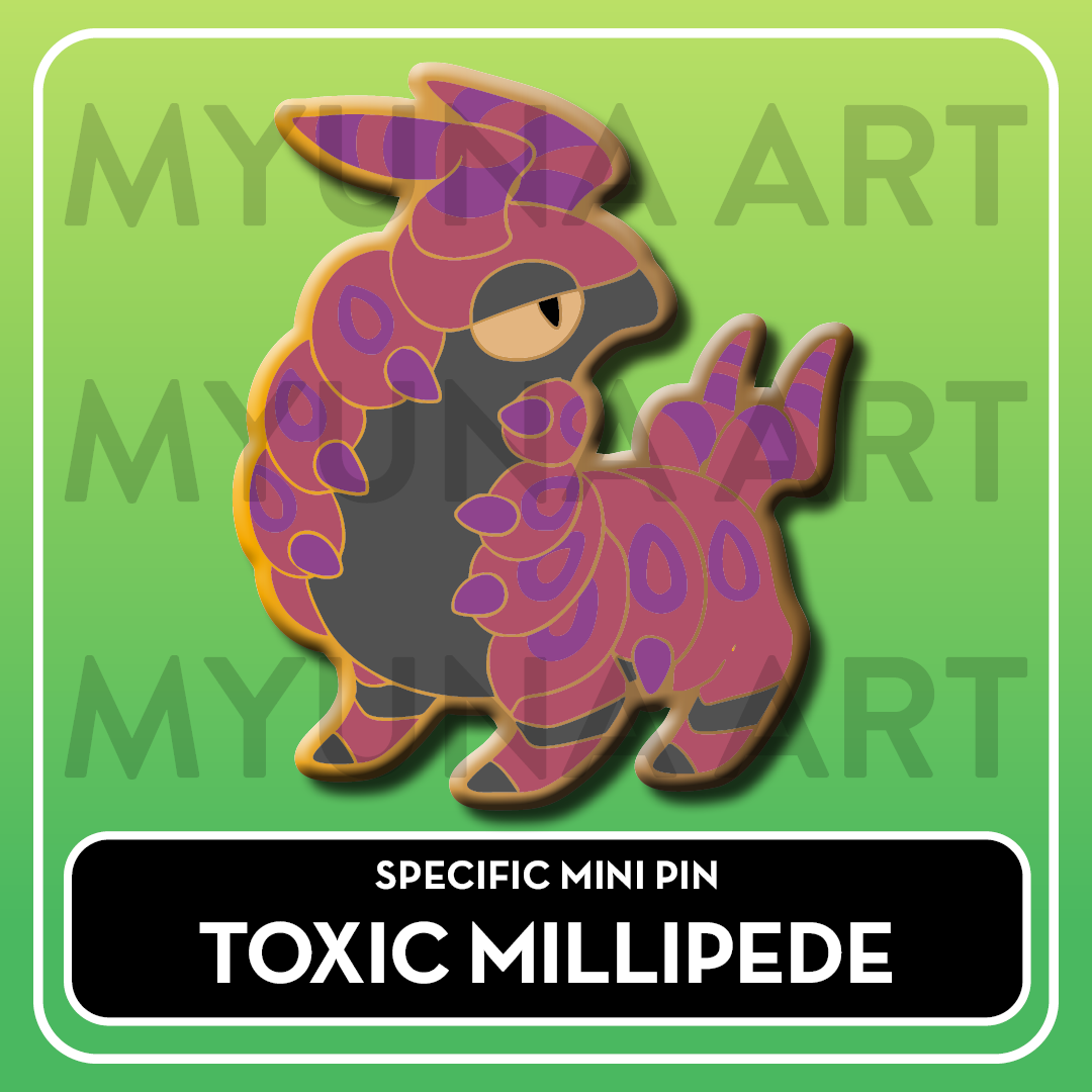 Bug Type Friends - Myuna's Mystery Mix Gacha Mini Pins
