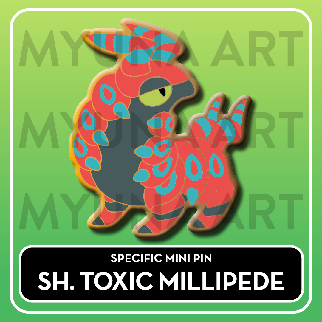 Bug Type Friends - Myuna's Mystery Mix Gacha Mini Pins