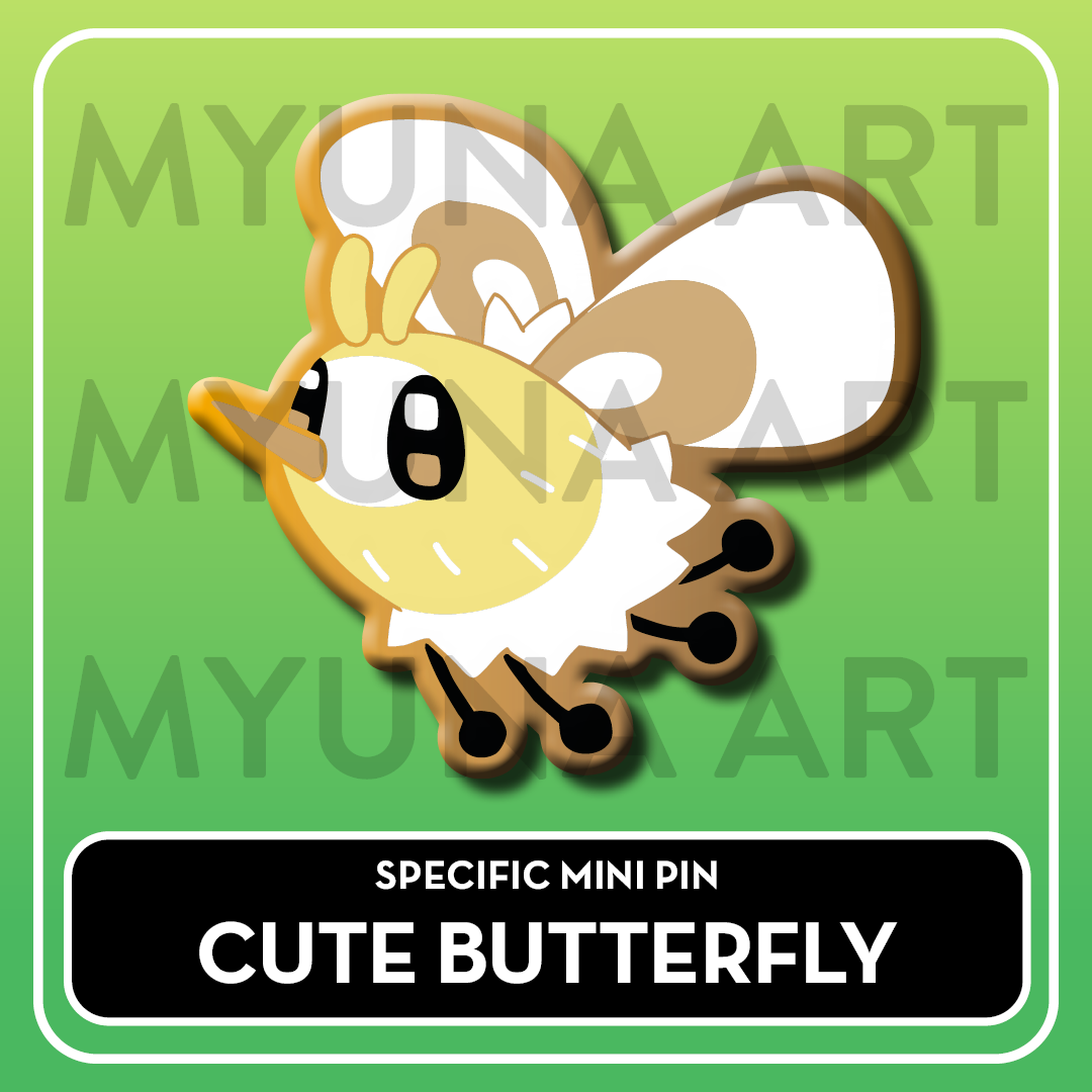 Bug Type Friends - Myuna's Mystery Mix Gacha Mini Pins