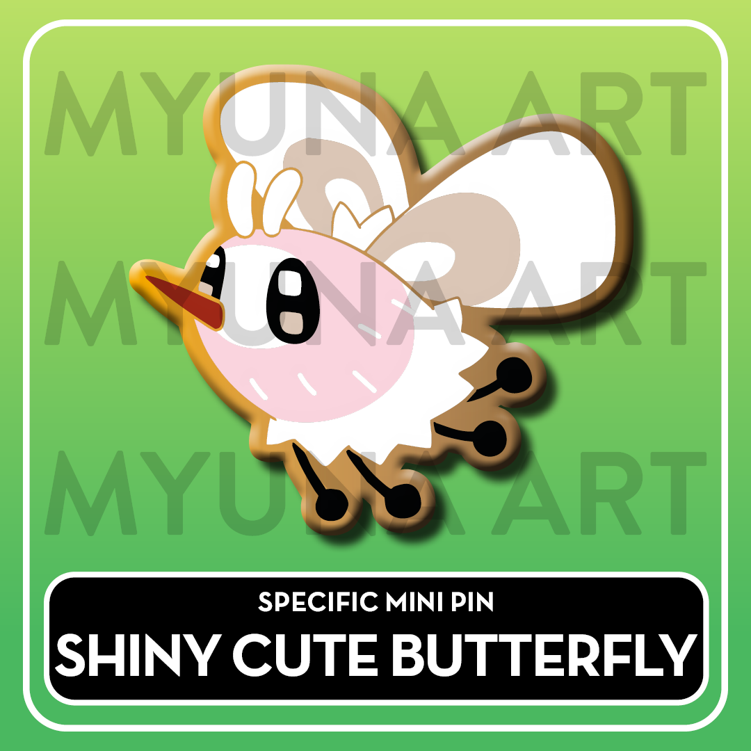 Bug Type Friends - Myuna's Mystery Mix Gacha Mini Pins