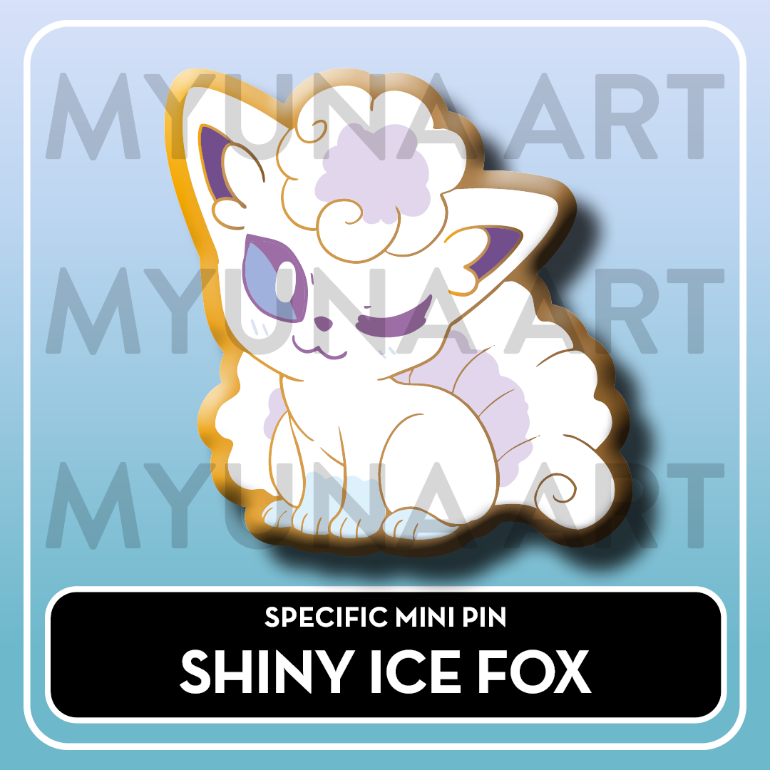 PREORDER Ice Type Friends - Myuna's Mystery Mix Gacha Mini Pins