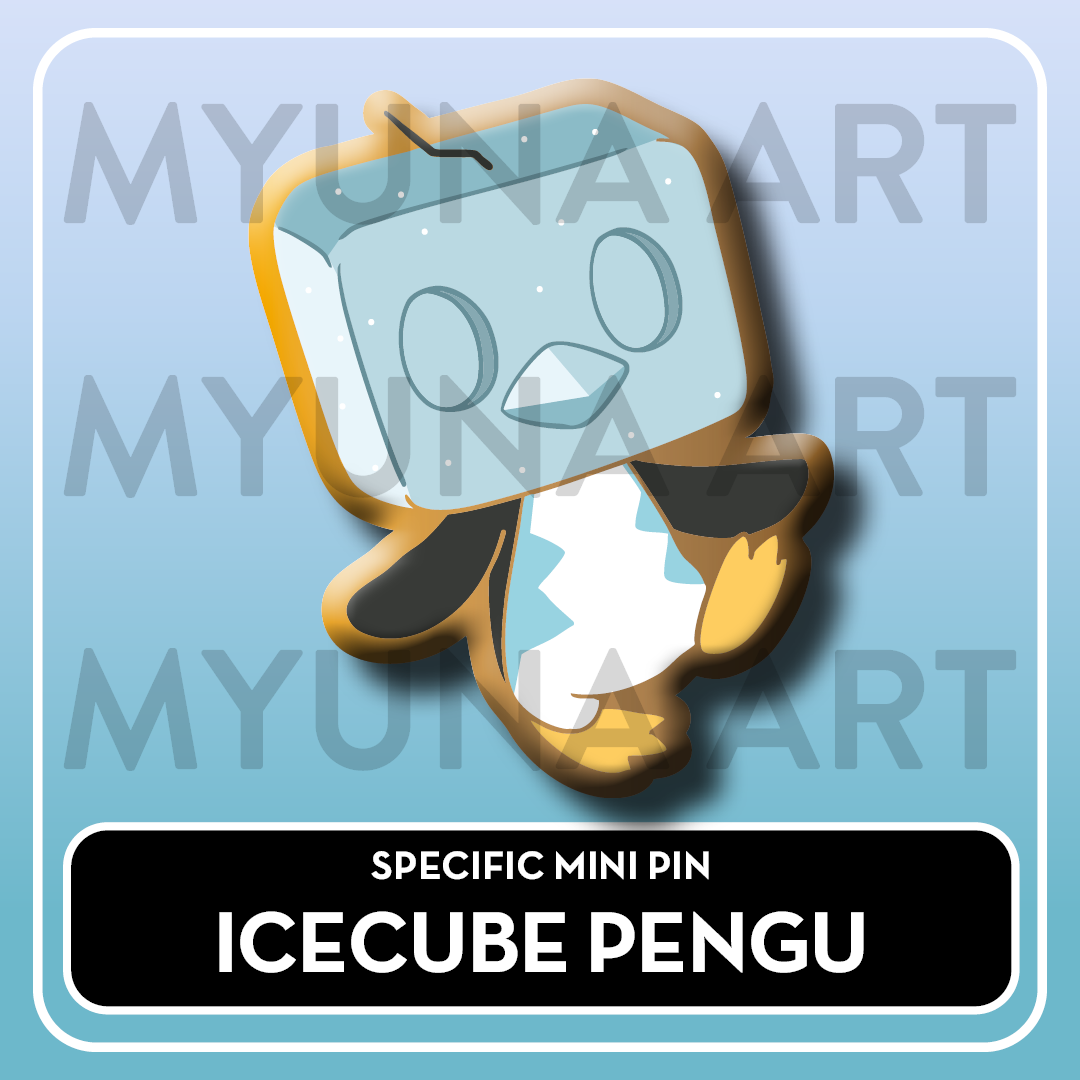 PREORDER Ice Type Friends - Myuna's Mystery Mix Gacha Mini Pins
