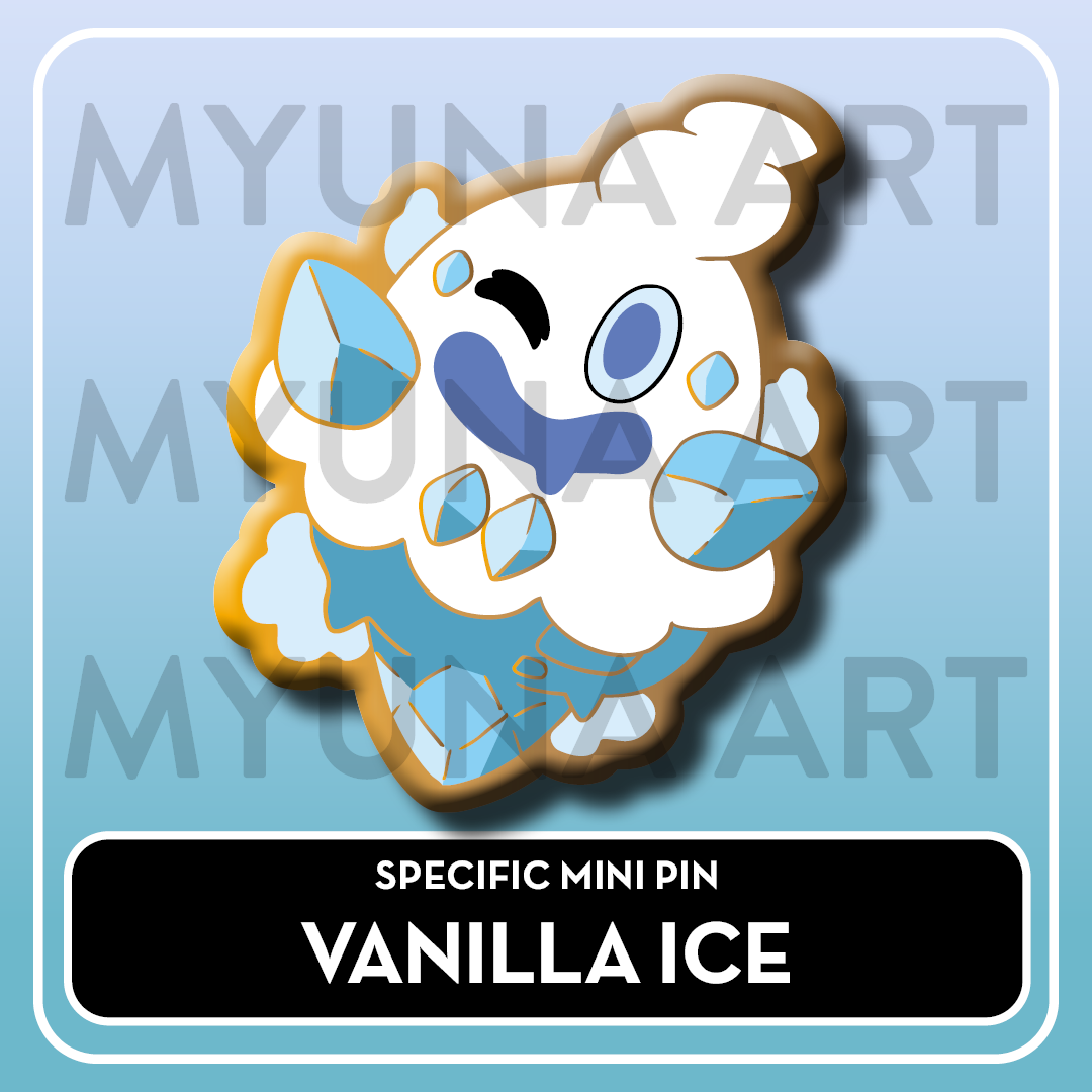 PREORDER Ice Type Friends - Myuna's Mystery Mix Gacha Mini Pins