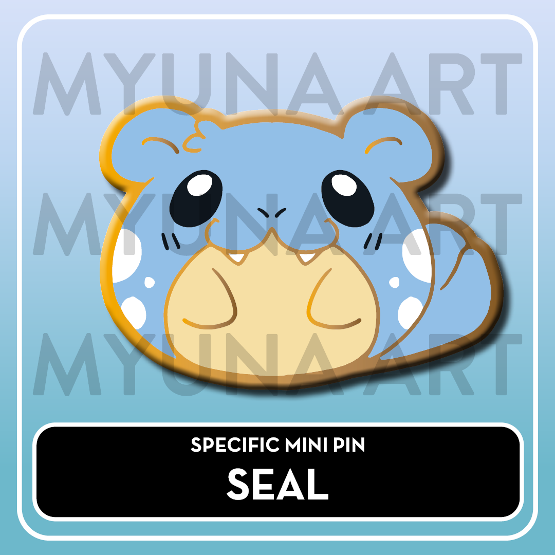 PREORDER Ice Type Friends - Myuna's Mystery Mix Gacha Mini Pins