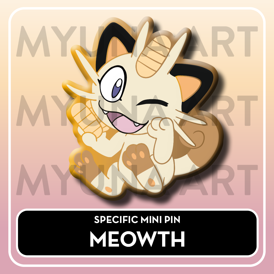 PREORDER Normal Type Friends - Myuna's Mystery Mix Gacha Mini Pins