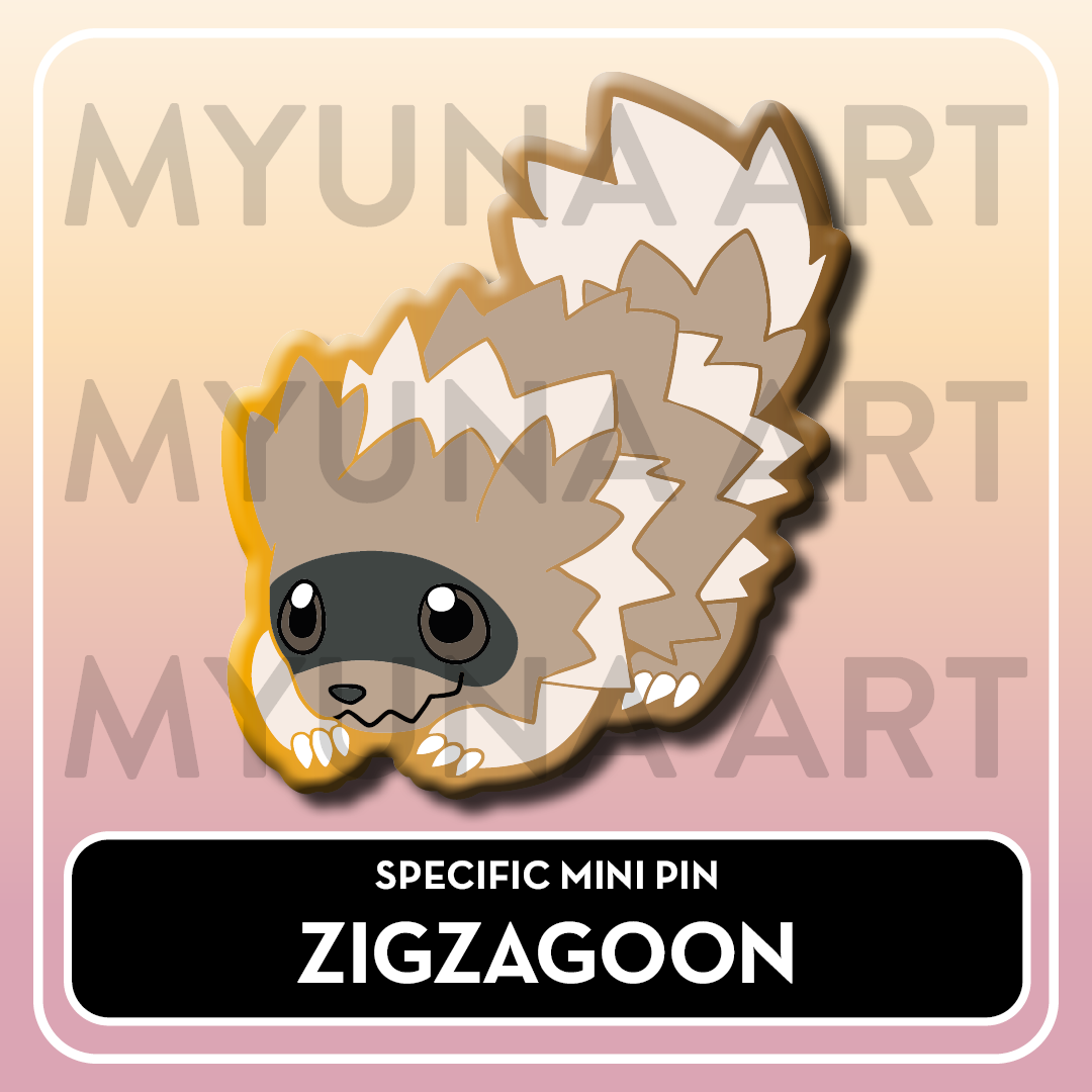 PREORDER Normal Type Friends - Myuna's Mystery Mix Gacha Mini Pins