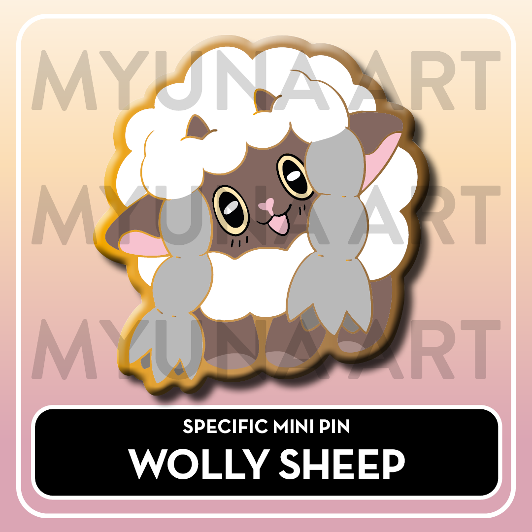 PREORDER Normal Type Friends - Myuna's Mystery Mix Gacha Mini Pins