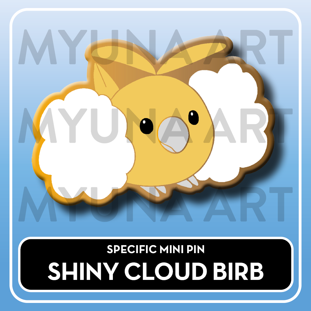 PREORDER Flying Type Friends - Myuna's Mystery Mix Gacha Mini Pins
