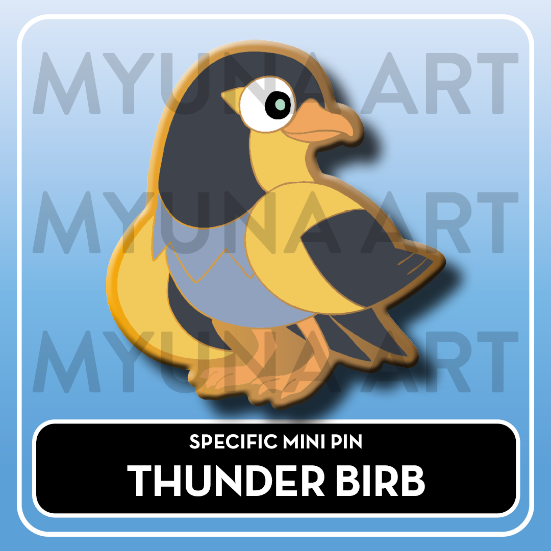 PREORDER Flying Type Friends - Myuna's Mystery Mix Gacha Mini Pins