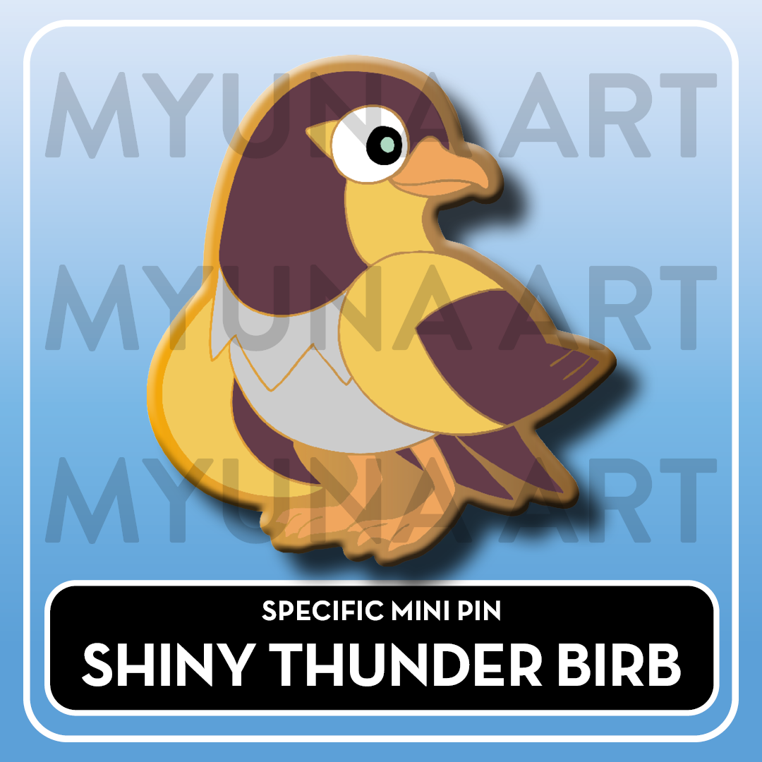 PREORDER Flying Type Friends - Myuna's Mystery Mix Gacha Mini Pins