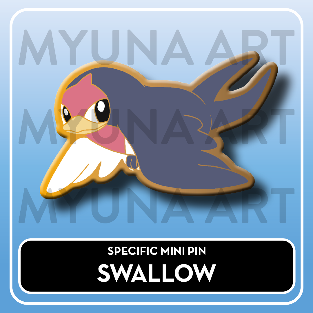 PREORDER Flying Type Friends - Myuna's Mystery Mix Gacha Mini Pins