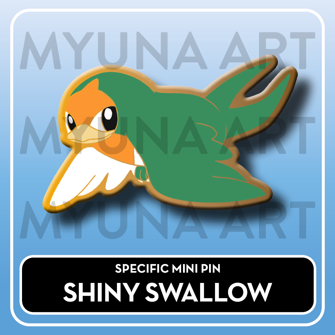 PREORDER Flying Type Friends - Myuna's Mystery Mix Gacha Mini Pins