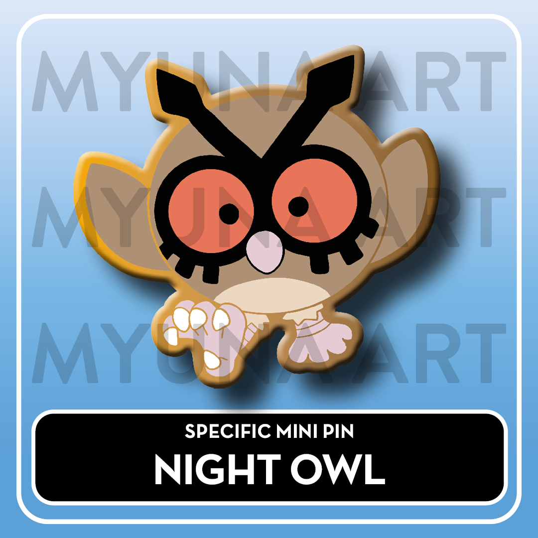 PREORDER Flying Type Friends - Myuna's Mystery Mix Gacha Mini Pins