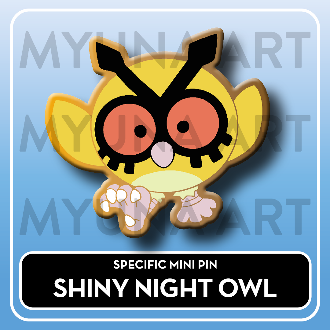 PREORDER Flying Type Friends - Myuna's Mystery Mix Gacha Mini Pins