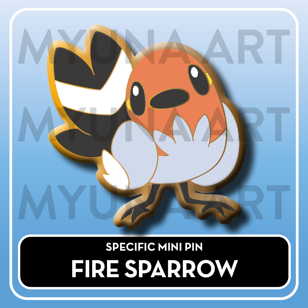 PREORDER Flying Type Friends - Myuna's Mystery Mix Gacha Mini Pins