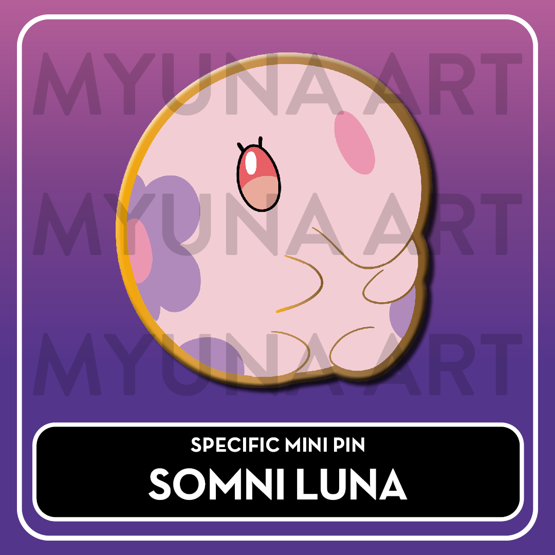 Psychic Type Friends - Myuna's Mystery Mix Gacha Mini Pins
