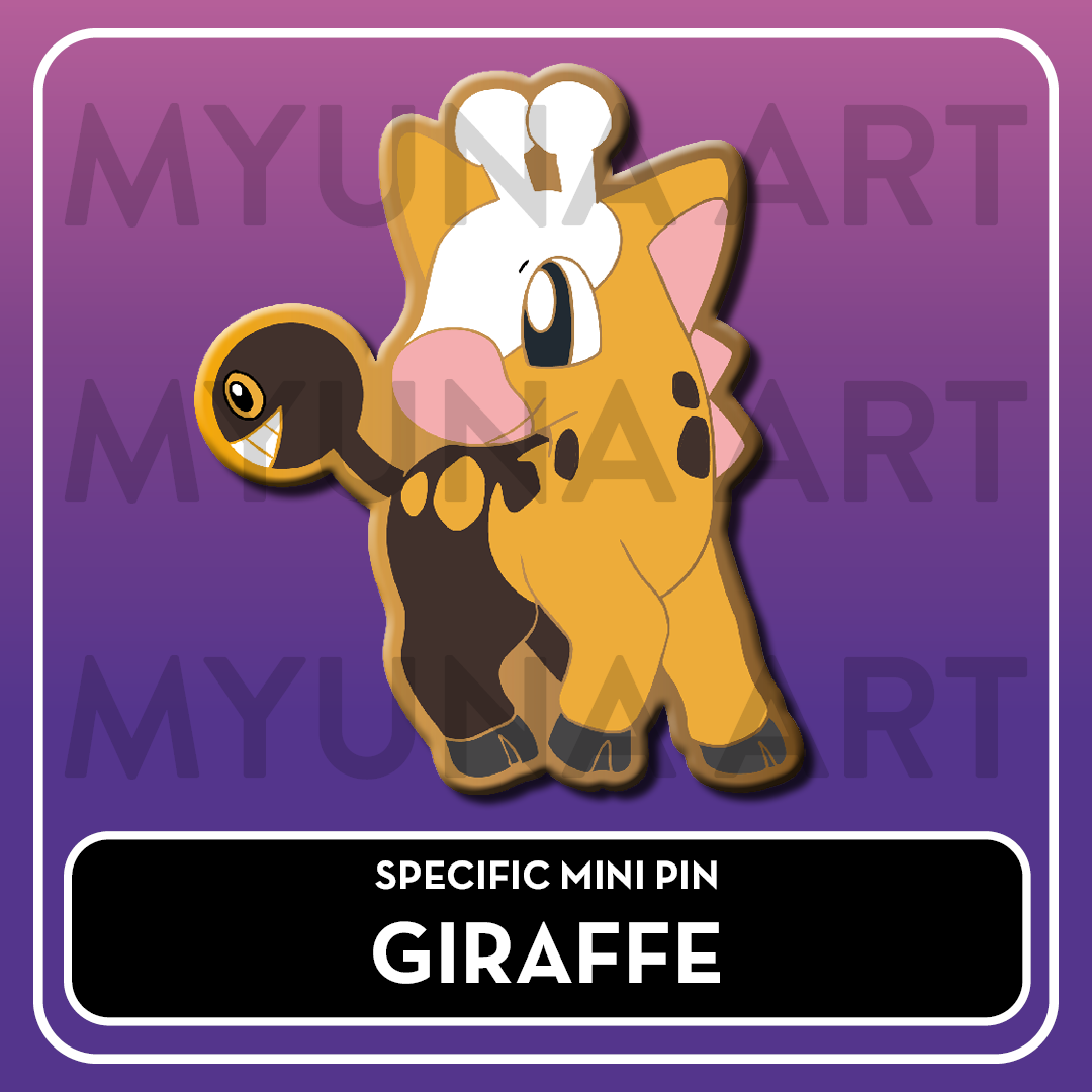Psychic Type Friends - Myuna's Mystery Mix Gacha Mini Pins