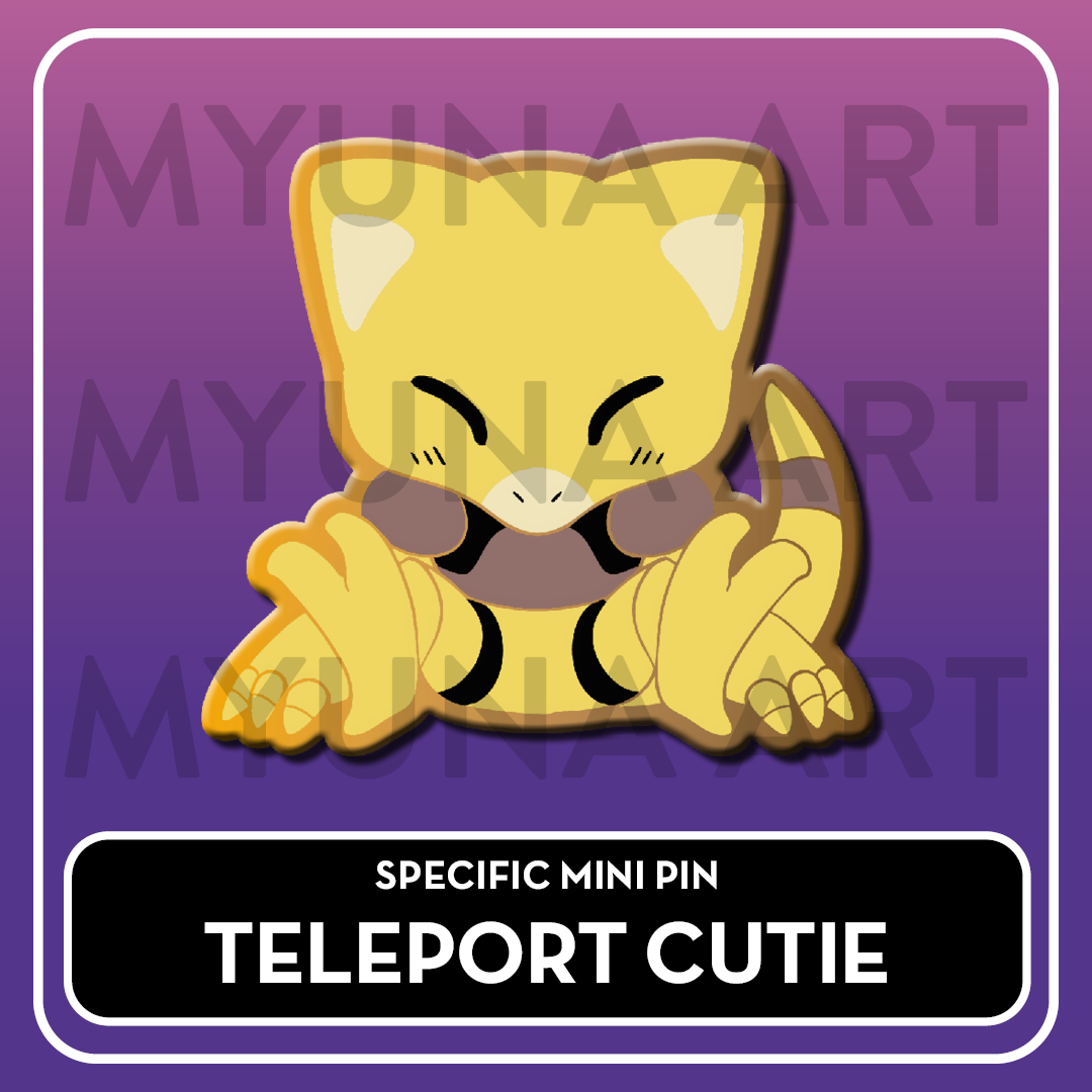 Psychic Type Friends - Myuna's Mystery Mix Gacha Mini Pins