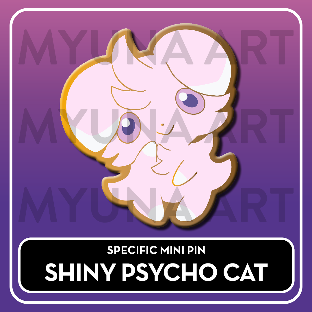 Psychic Type Friends - Myuna's Mystery Mix Gacha Mini Pins