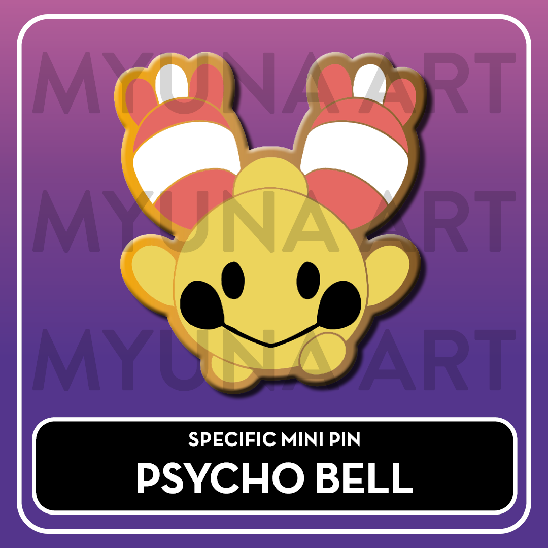 Psychic Type Friends - Myuna's Mystery Mix Gacha Mini Pins