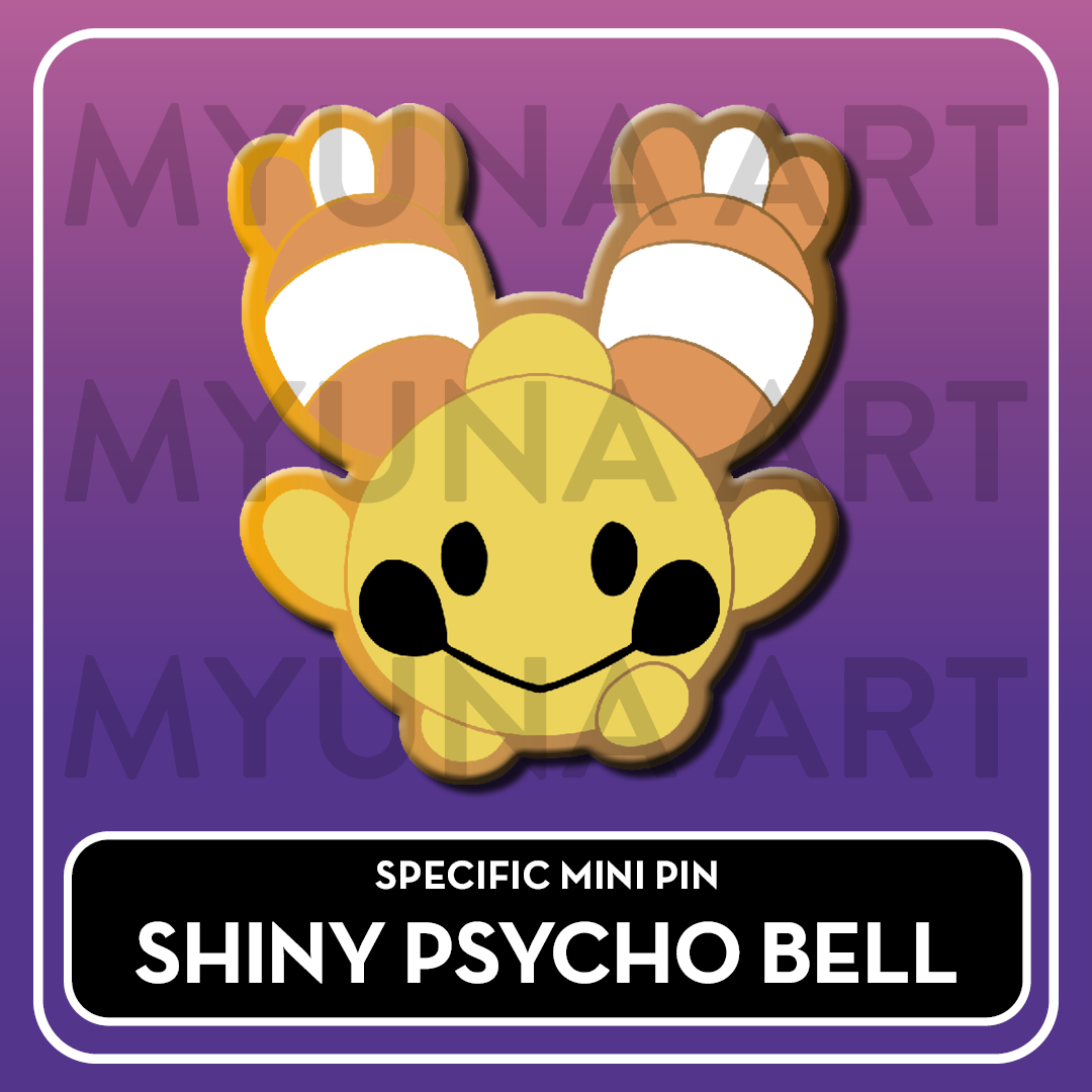 Psychic Type Friends - Myuna's Mystery Mix Gacha Mini Pins