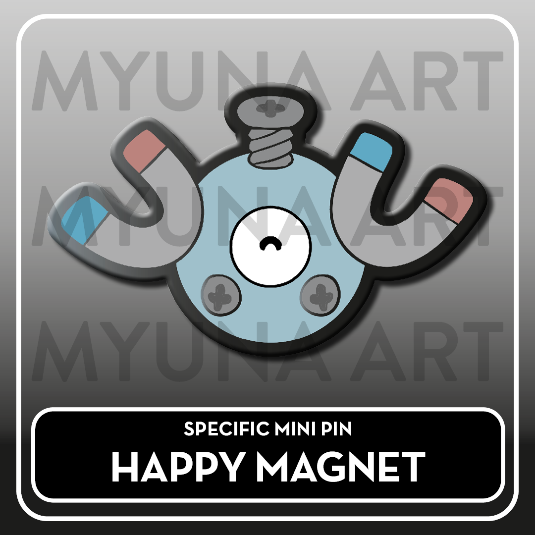 Steel Type Friends - Myuna's Mystery Mix Gacha Mini Pins