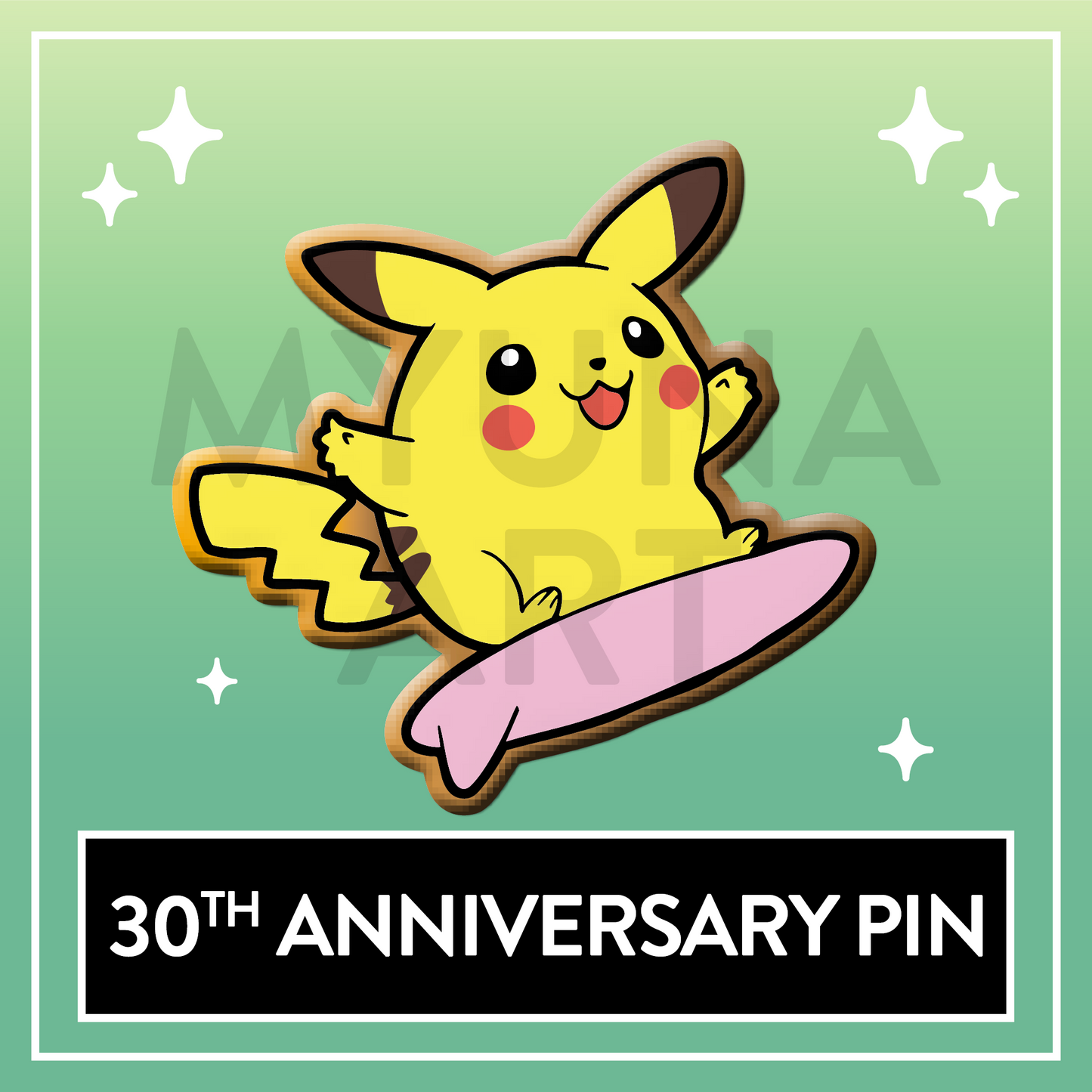 #0025 30th Anniversary Hard Enamel Pin LIMITED EDITION