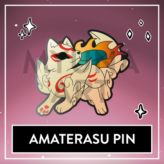Amaterasu Okami Enamel Pin