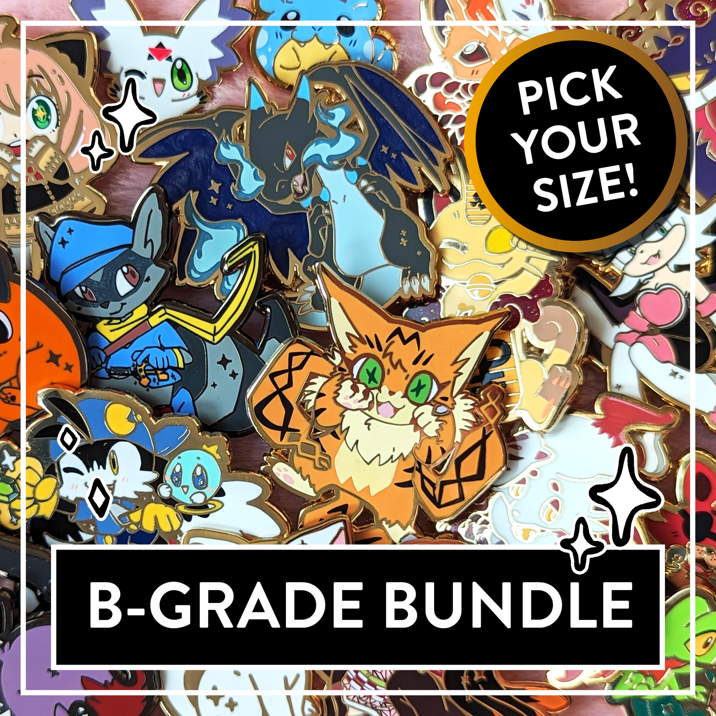 B-Grade Pin Bundle - available in 3 different sizes <3