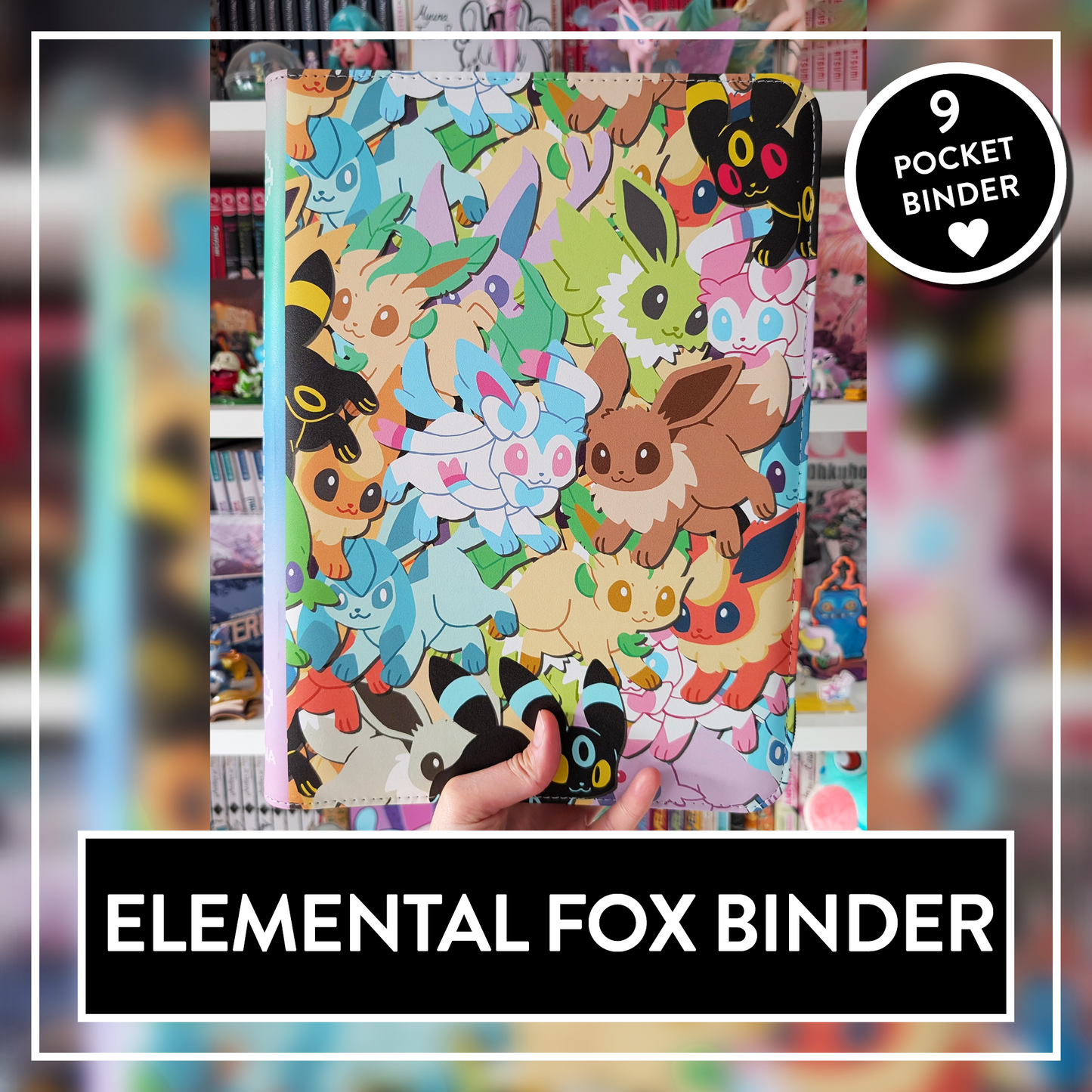 PREORDER Elemental Foxes Trading Card Game Binder - 9 Pocket TCG Binder