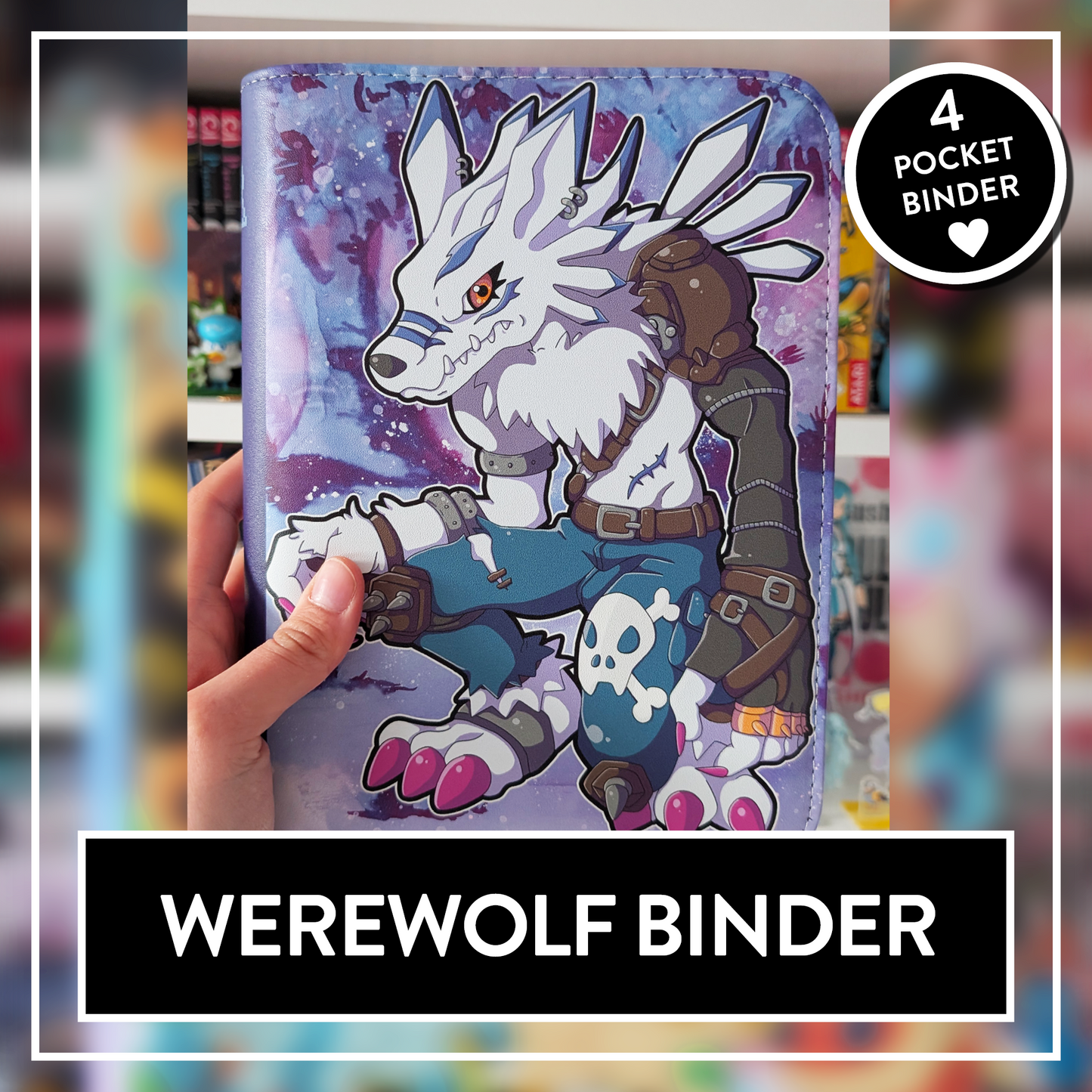 PREORDER Werewolf Trading Card Game Binder - 4 Pocket TCG Binder
