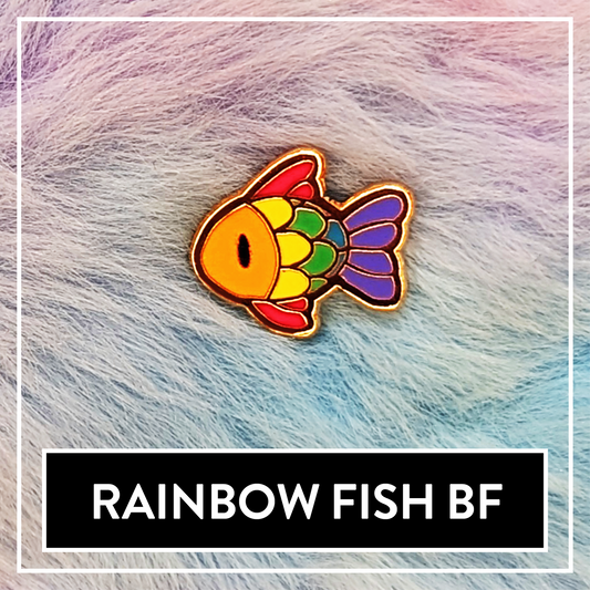Paws'n'Pride Rainbow Fish Boardfiller enamel pin
