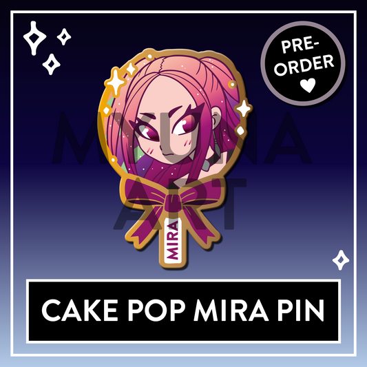 PREORDER Mira Cake Pop Demon Hunters Huntrix Enamel Pin - KPop Pin