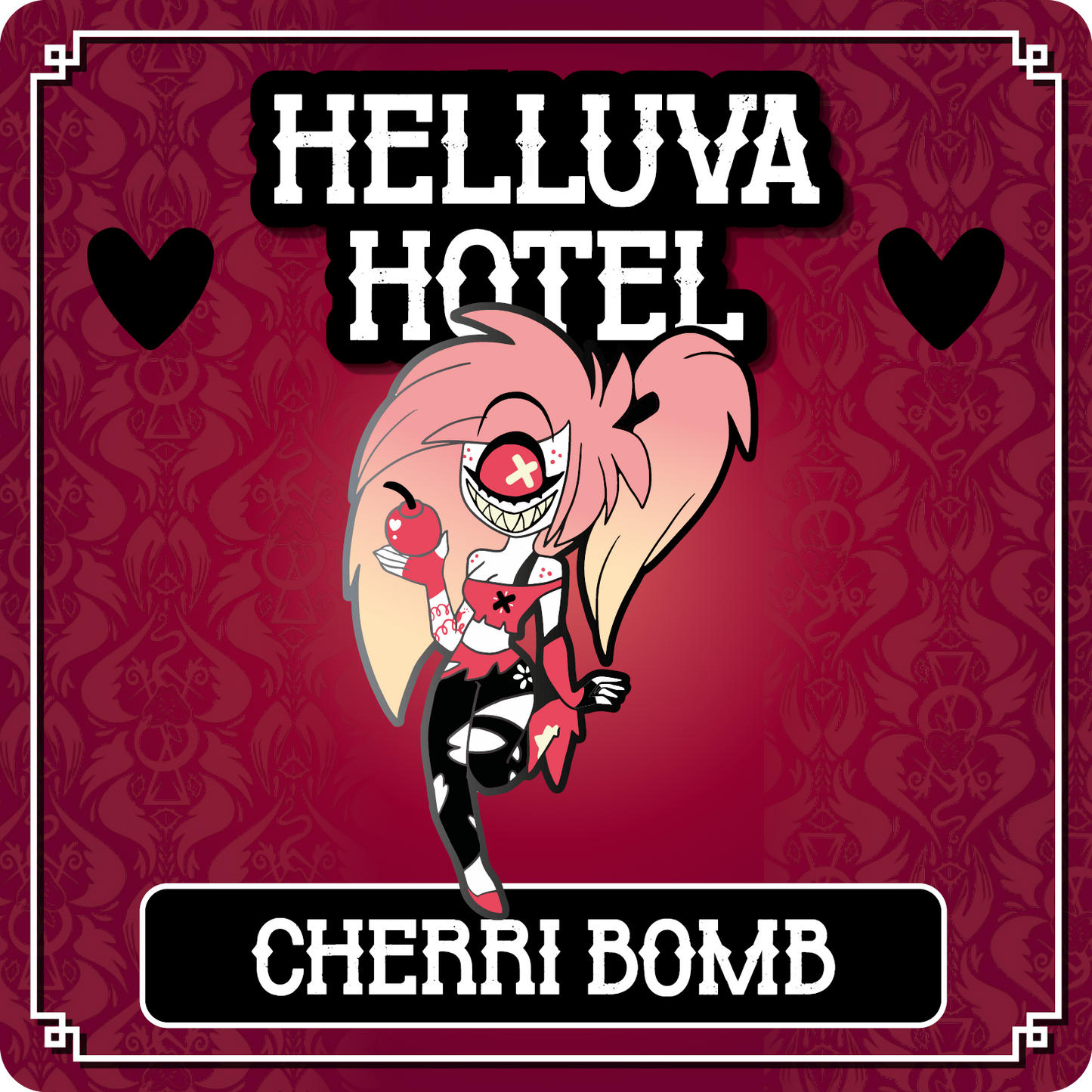 Cherri Bomb - Helluva Boss // Helluva Hotel Pin