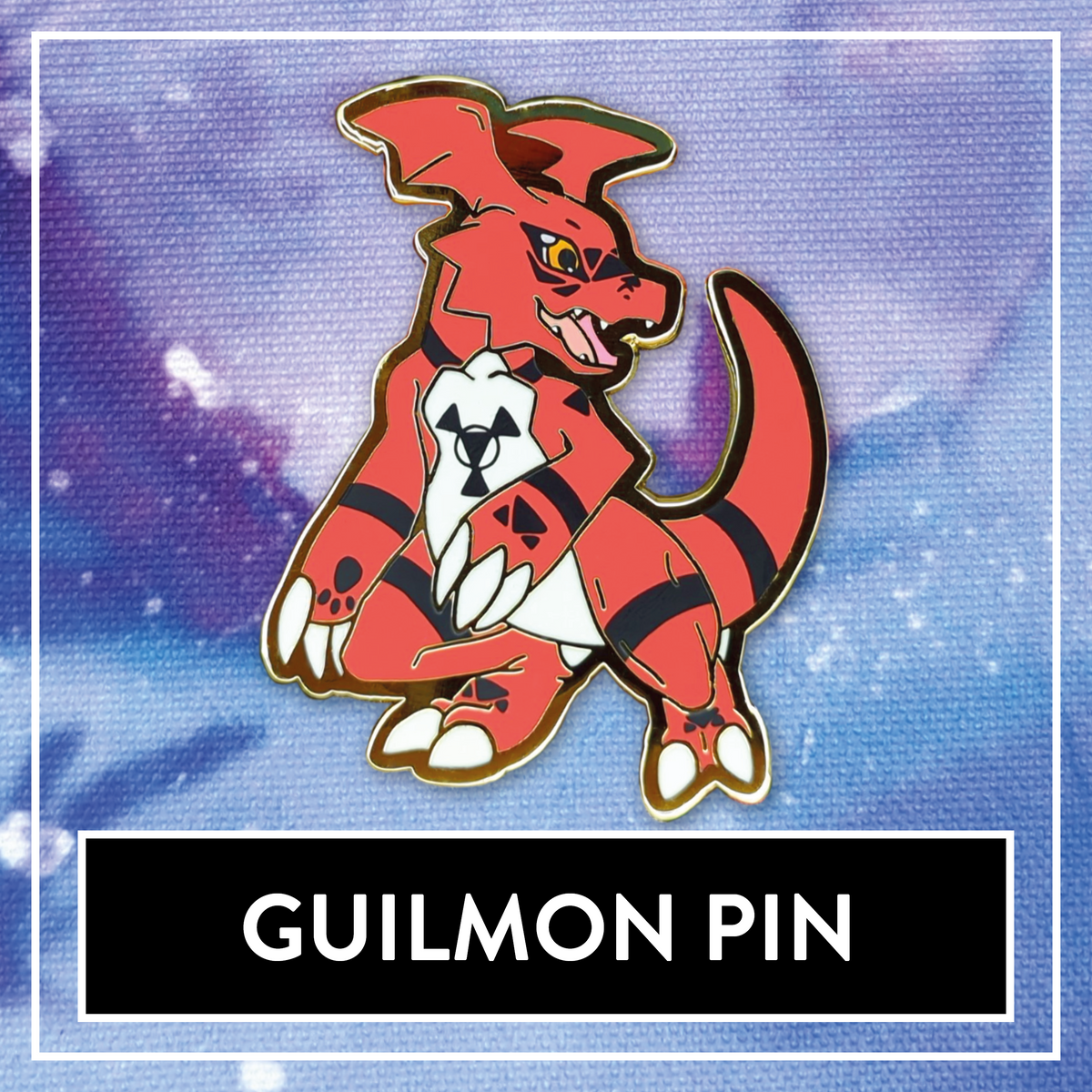 Guilmon Enamel Pin