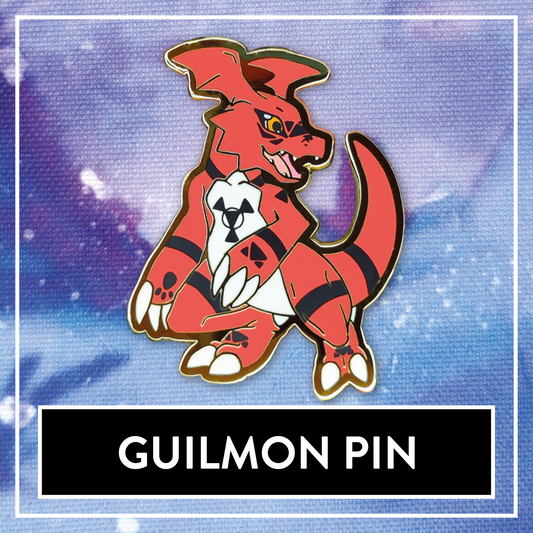 Guilmon Enamel Pin