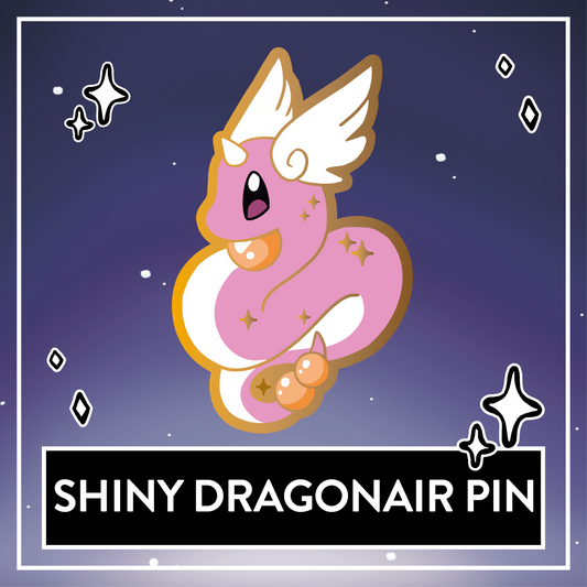 Shiny Dragonair Pin - July 2024 Patreon PinClub Pin