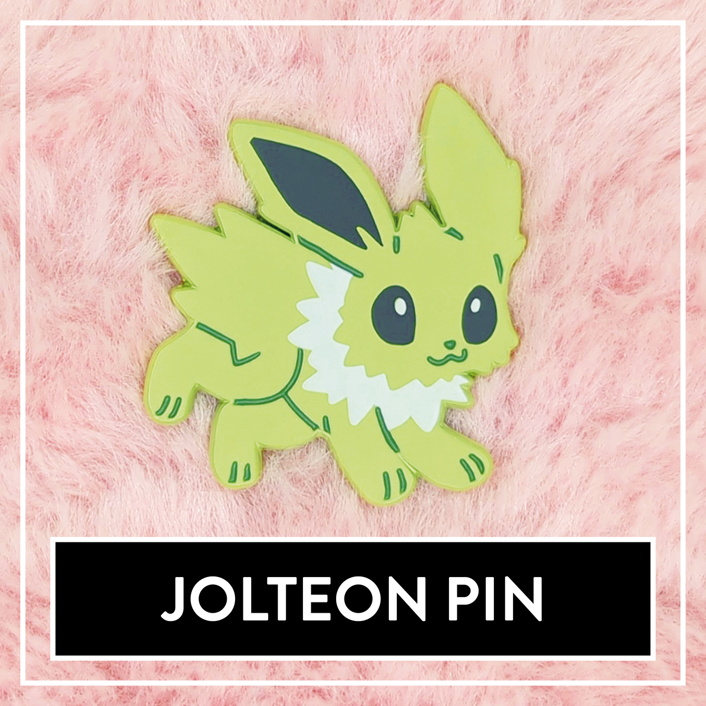 Shiny Jolteon Enamel Pin - Myuna's Eeveelution Series