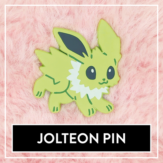 Shiny Jolteon Enamel Pin - Myuna's Eeveelution Series