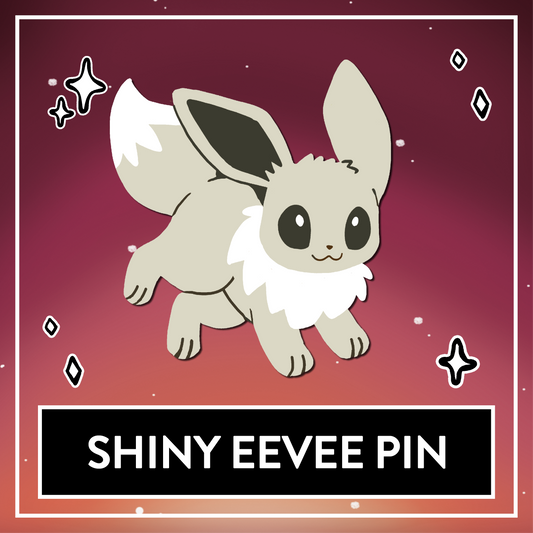 PREORDER Shiny Eevee Enamel Pin - Myuna's Eeveelution Series
