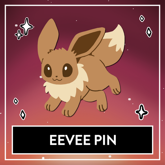 PREORDER Eevee Enamel Pin - Myuna's Eeveelution Series