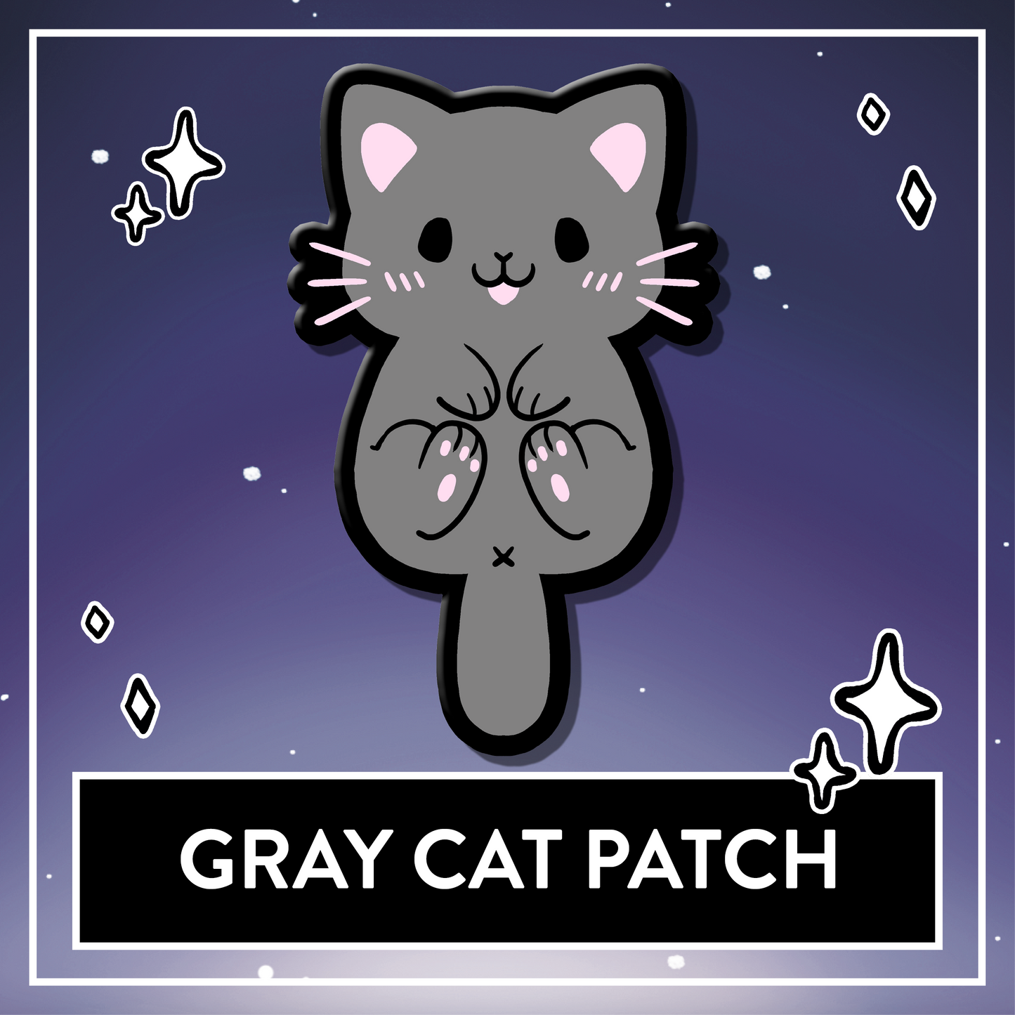 Cute Kitty Plush Patches