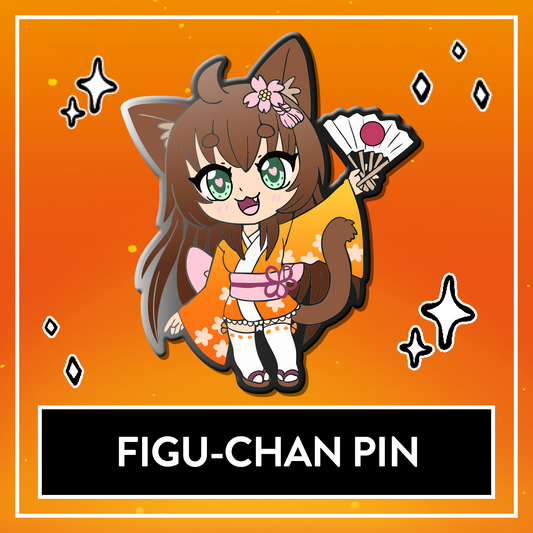 Figu-Chan Myuna x Figuya Collab Hard Enamel Pin