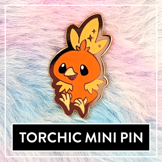 Torchic Mini Starter Hard Enamel Pin